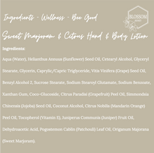 Load image into Gallery viewer, SWEET MARJORAM & CITRUS HAND & BODY LOTION
