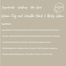 Load image into Gallery viewer, WARM FIG & VANILLA HAND & BODY LOTION